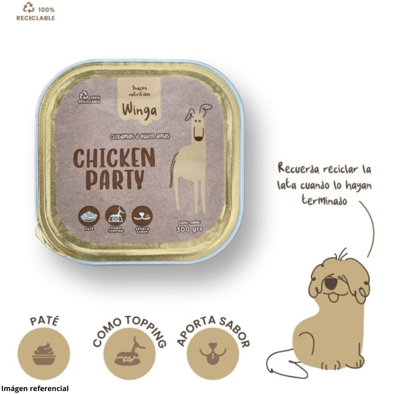 Winga Chicken party - paté de pollo 300 gr2