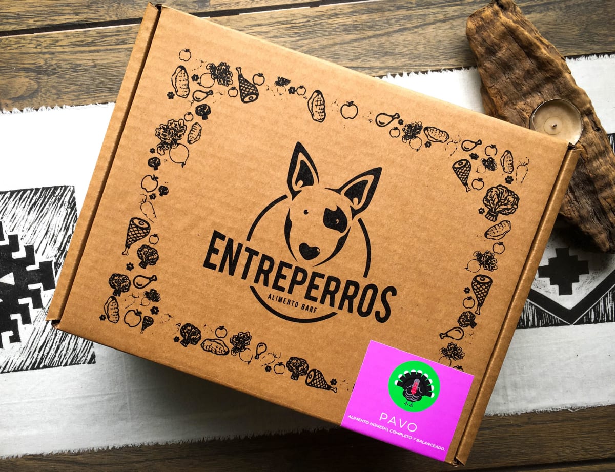 Alimento crudo Entreperros - Carne de Pavo 4 Kg1