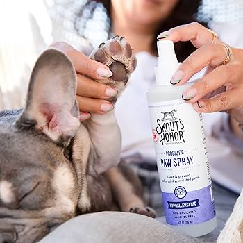 SKOUT´S HONOR Probiotic Paw spray para perros y gatos2