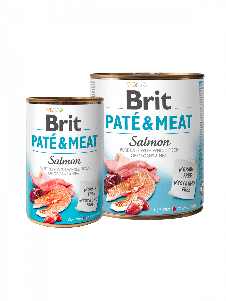 BRIT Lata Paté & Meat Salmon2