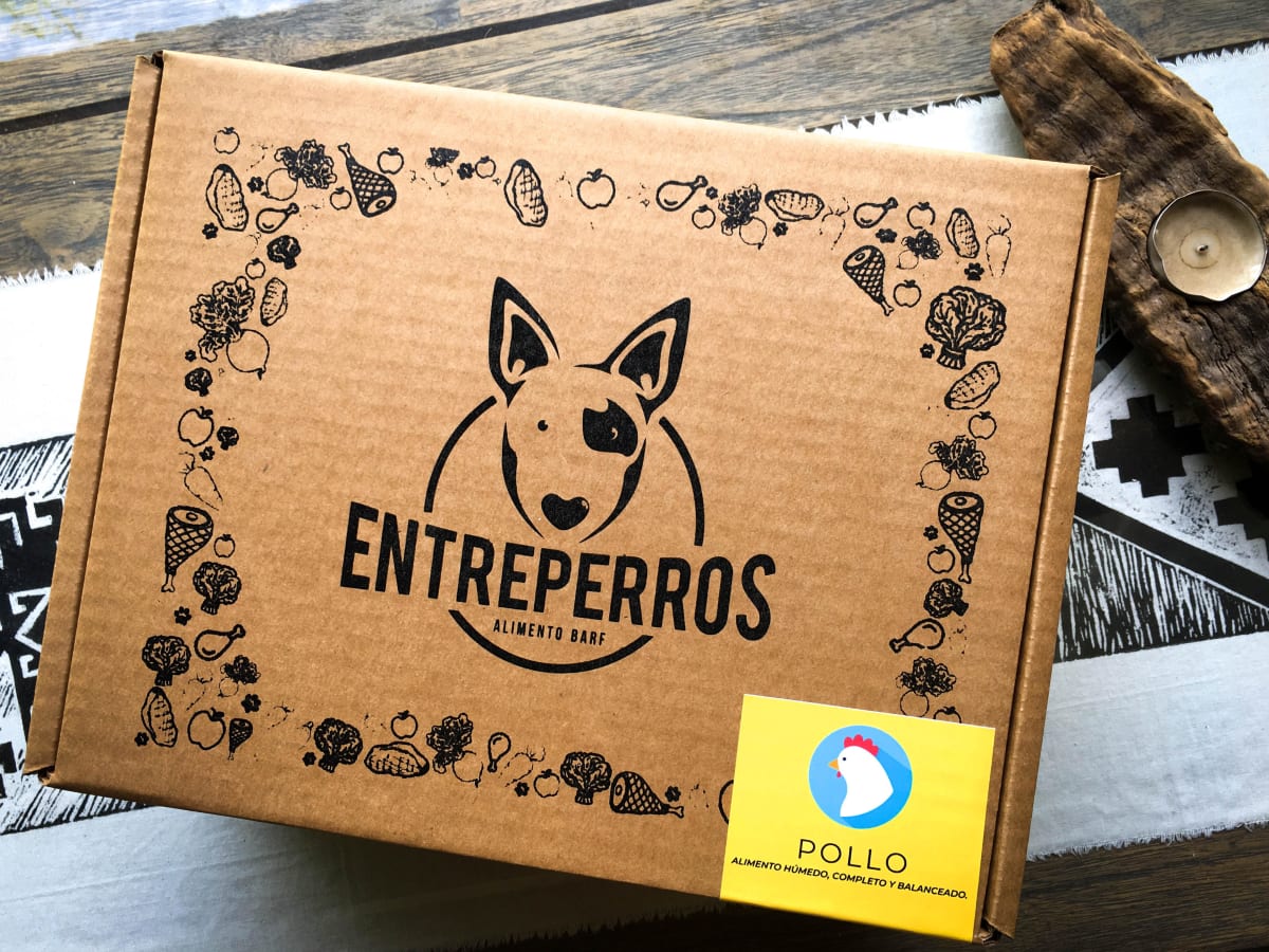 Alimento crudo Entreperros - Carne de Pollo 4 Kg1