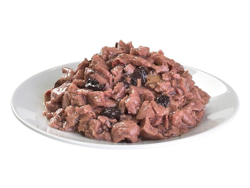 BRIT CARE mini Rabbit & Salmon fillets in gravy 85G2