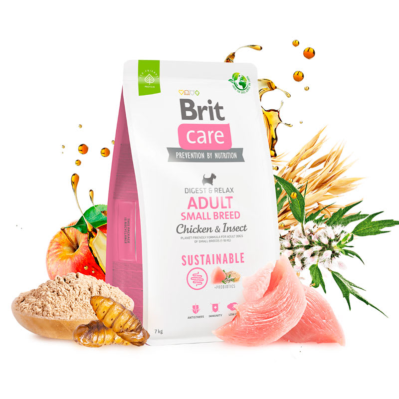 BRIT CARE Dog Chicken & Insect adult Small Breed1