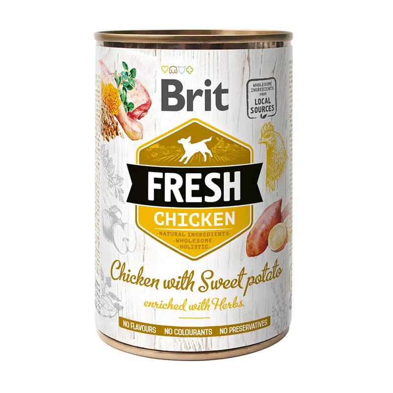 BRIT Fresh Chicken with Sweet Potato 400 GR1