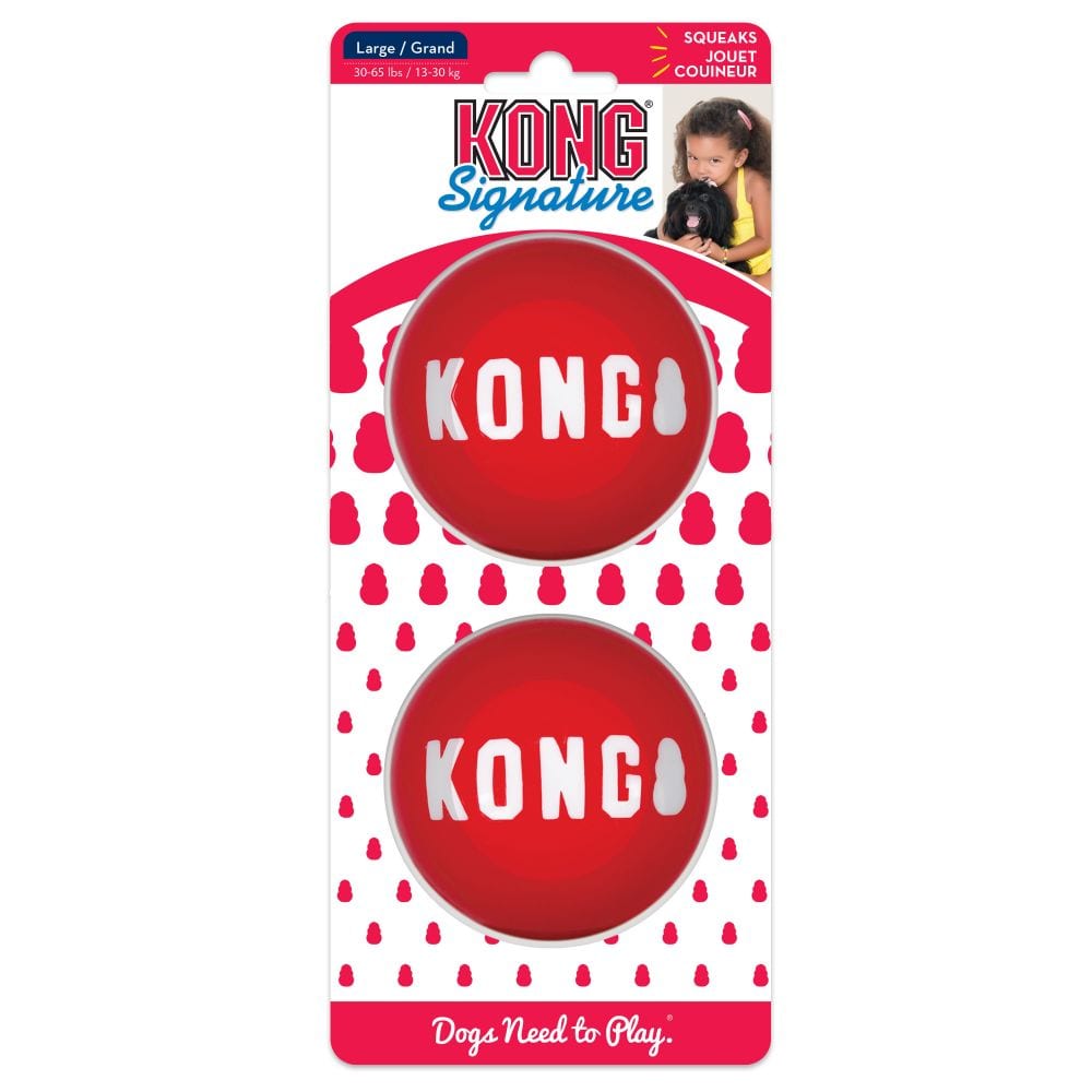 Kong Signature Ball 2 Pack4