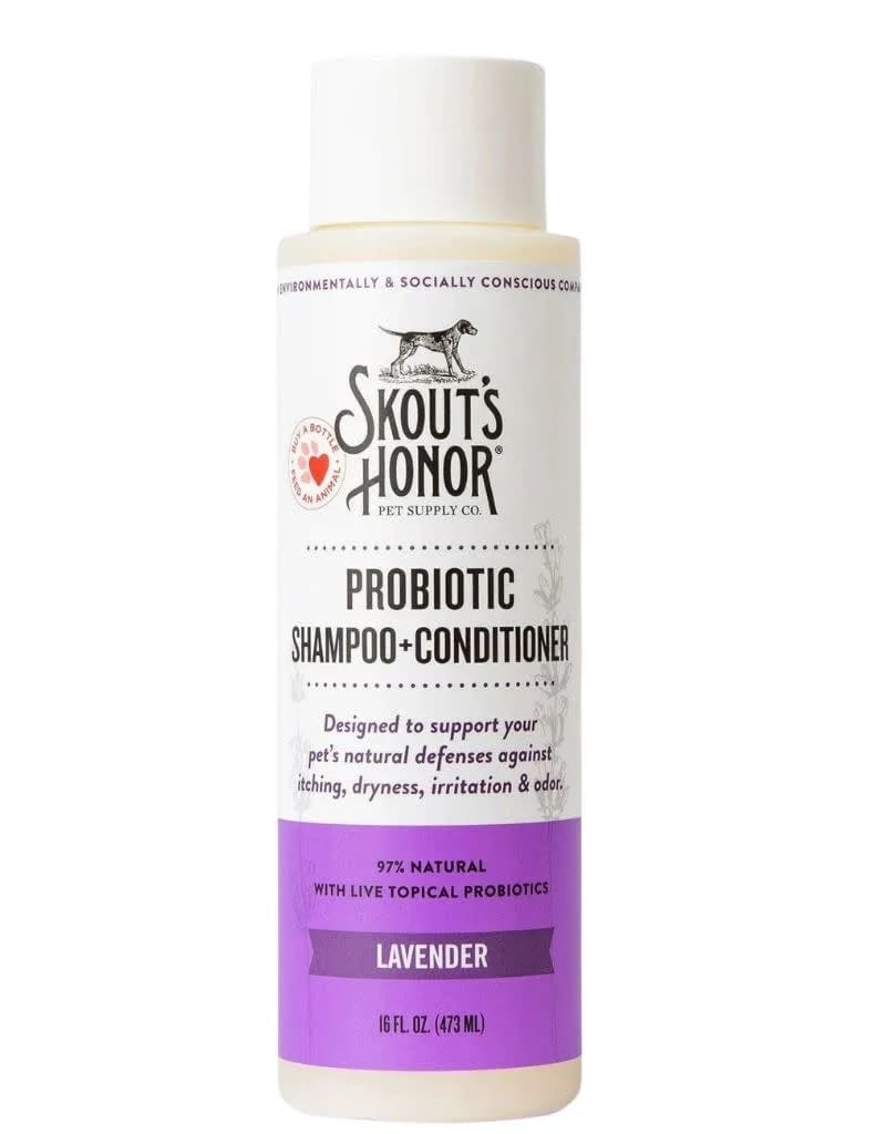 SKOUT´S HONOR Probiotic Shampoo + Conditioner para perros y gatos- Aroma lavanda1