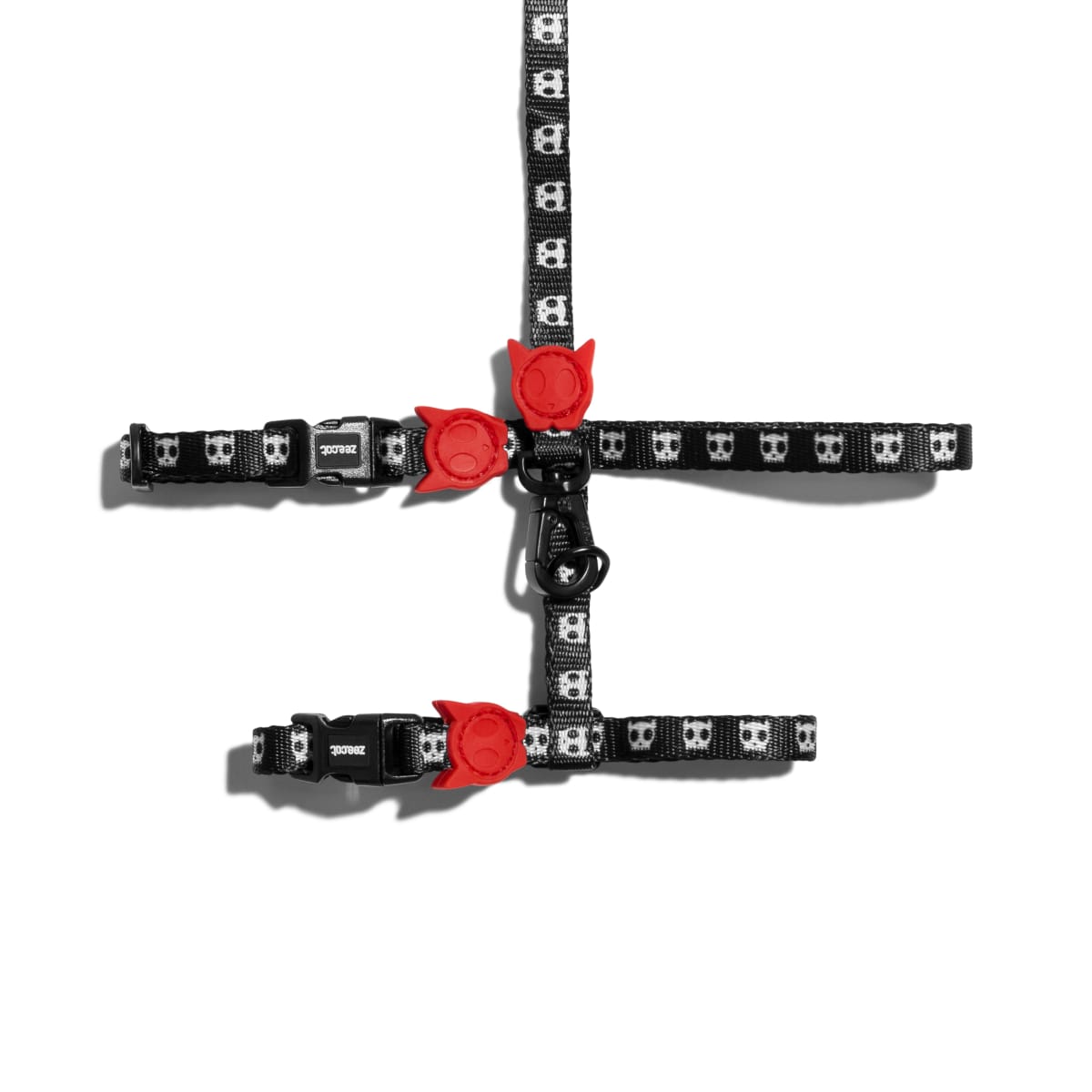 Zeecat Set Arnes H y Correa Skull 2.02