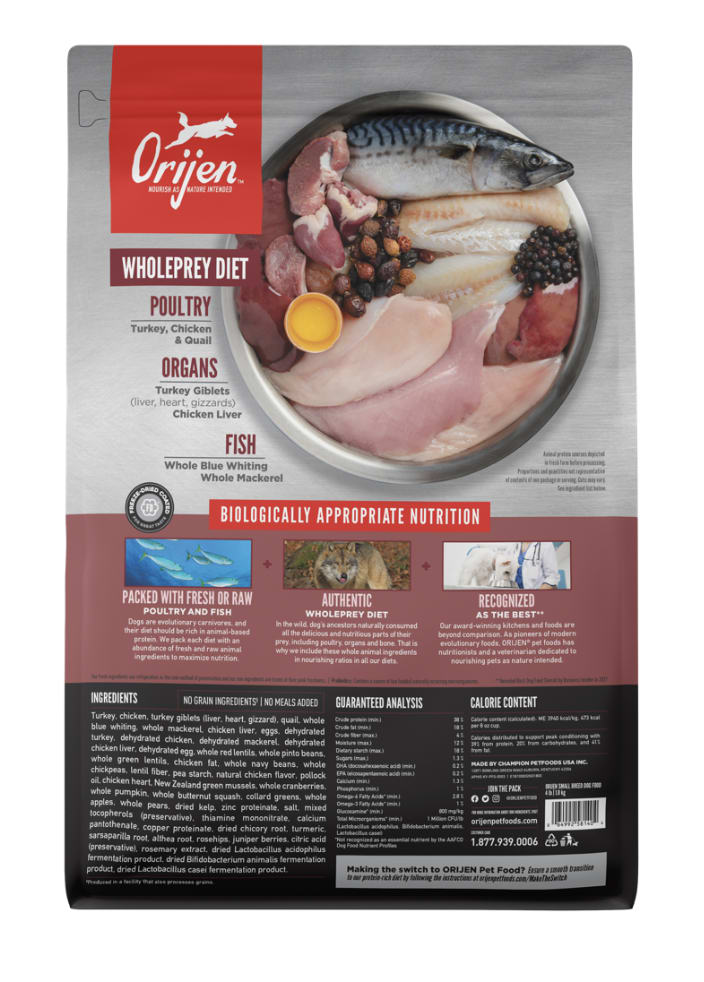 Orijen Small Breed Perro2