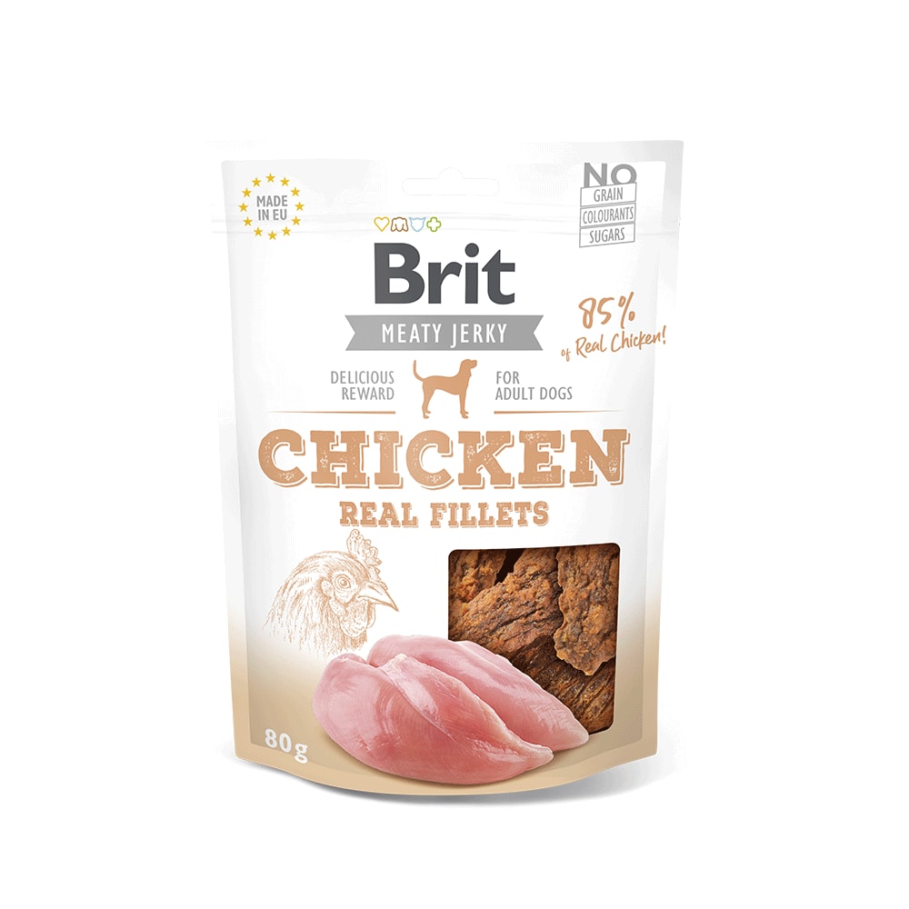 BRIT Jerky Snack Chicken fillets for dogs1