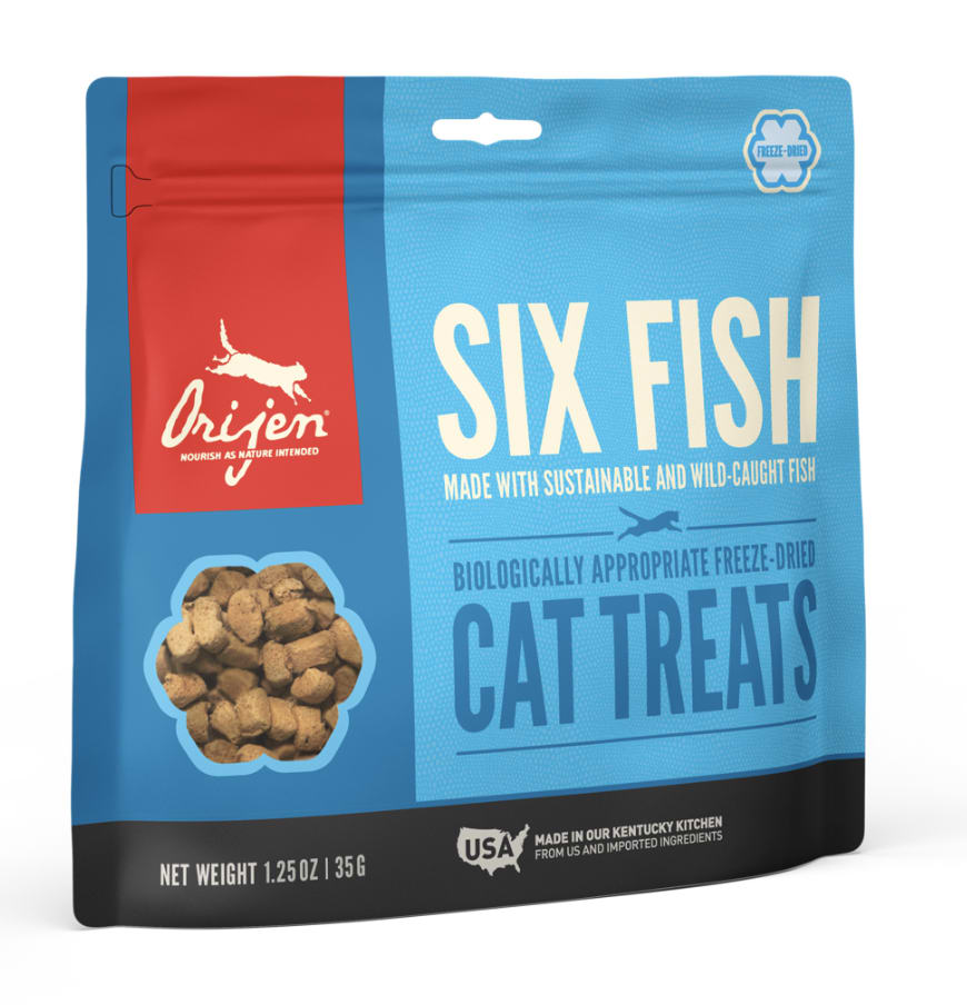 Treats Six Fish Orijen Gato1
