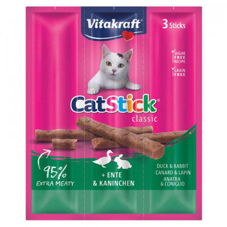 Vitakraft Cat Stick Conejo Y Pato 18 Gr1