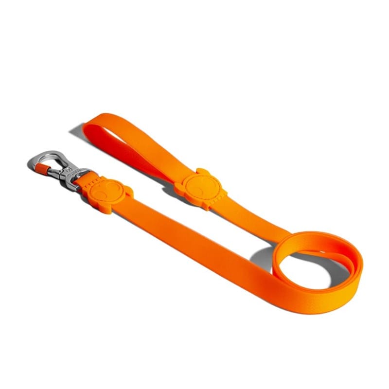 Zeedog Leash Tangerine1