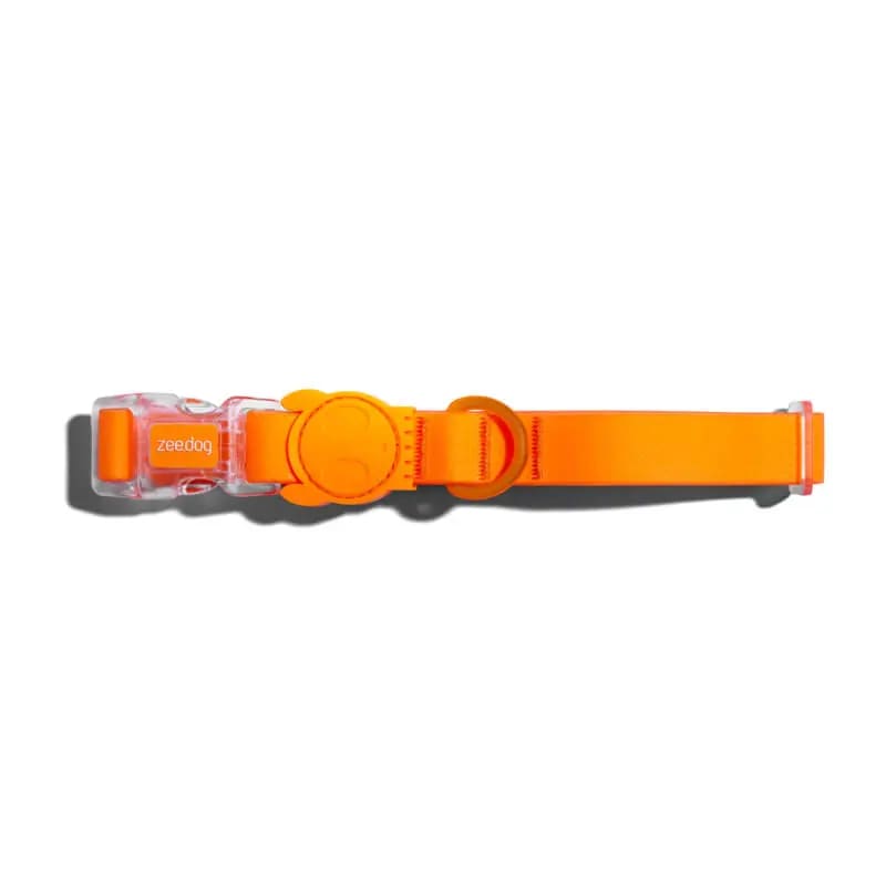 Zeedog Collar Tangerine1