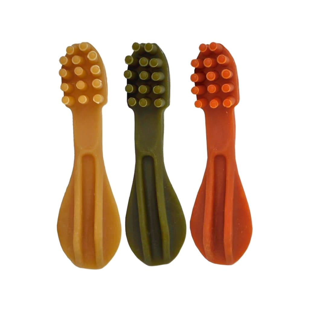 Snack dental Whimzees forma de cepillo M. Bolsa 7 Unidades3